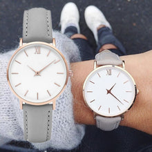 Load image into Gallery viewer, Zegarek Damski Fashion Simple Women Watches Woman Ladies Casual Leather Quartz Watch Female Clock Relogio Feminino Montre Femme